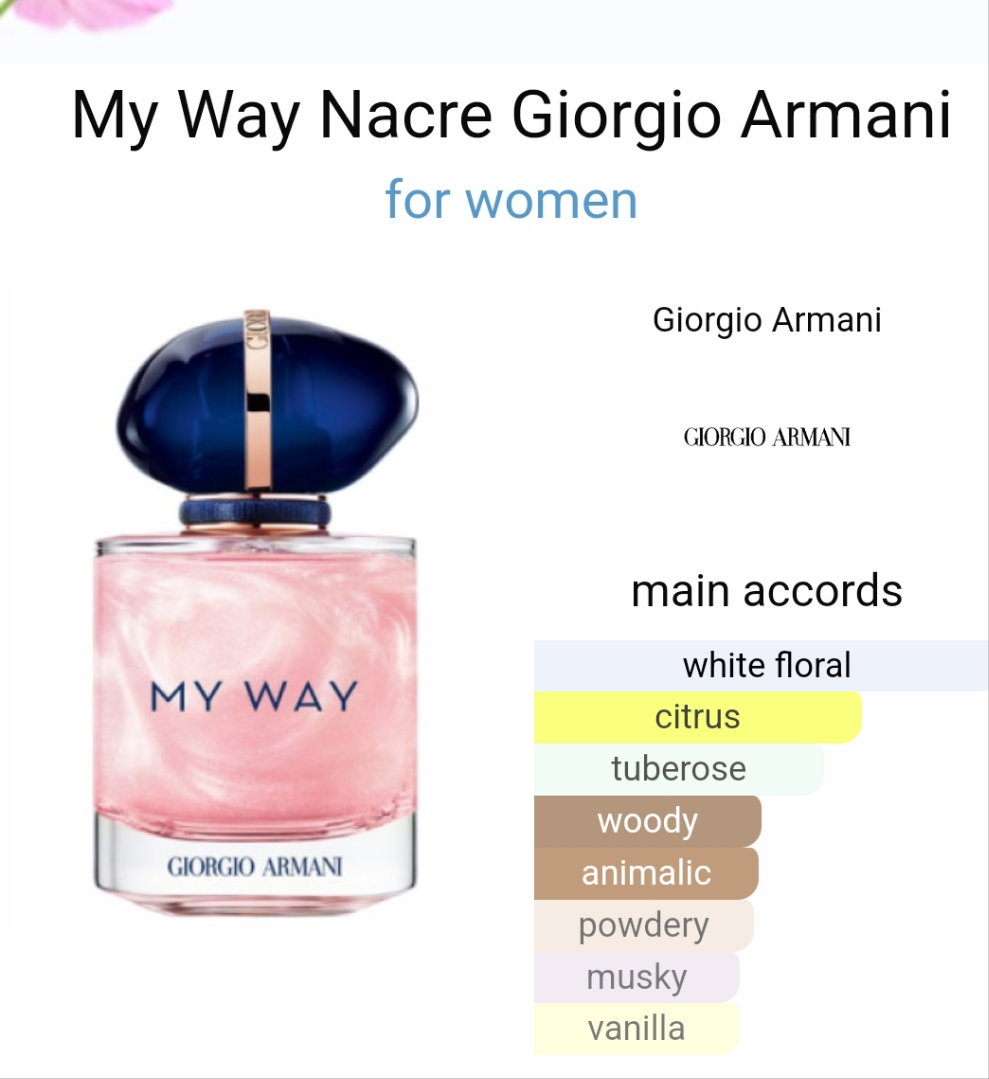 My way nacre by armani 90ml