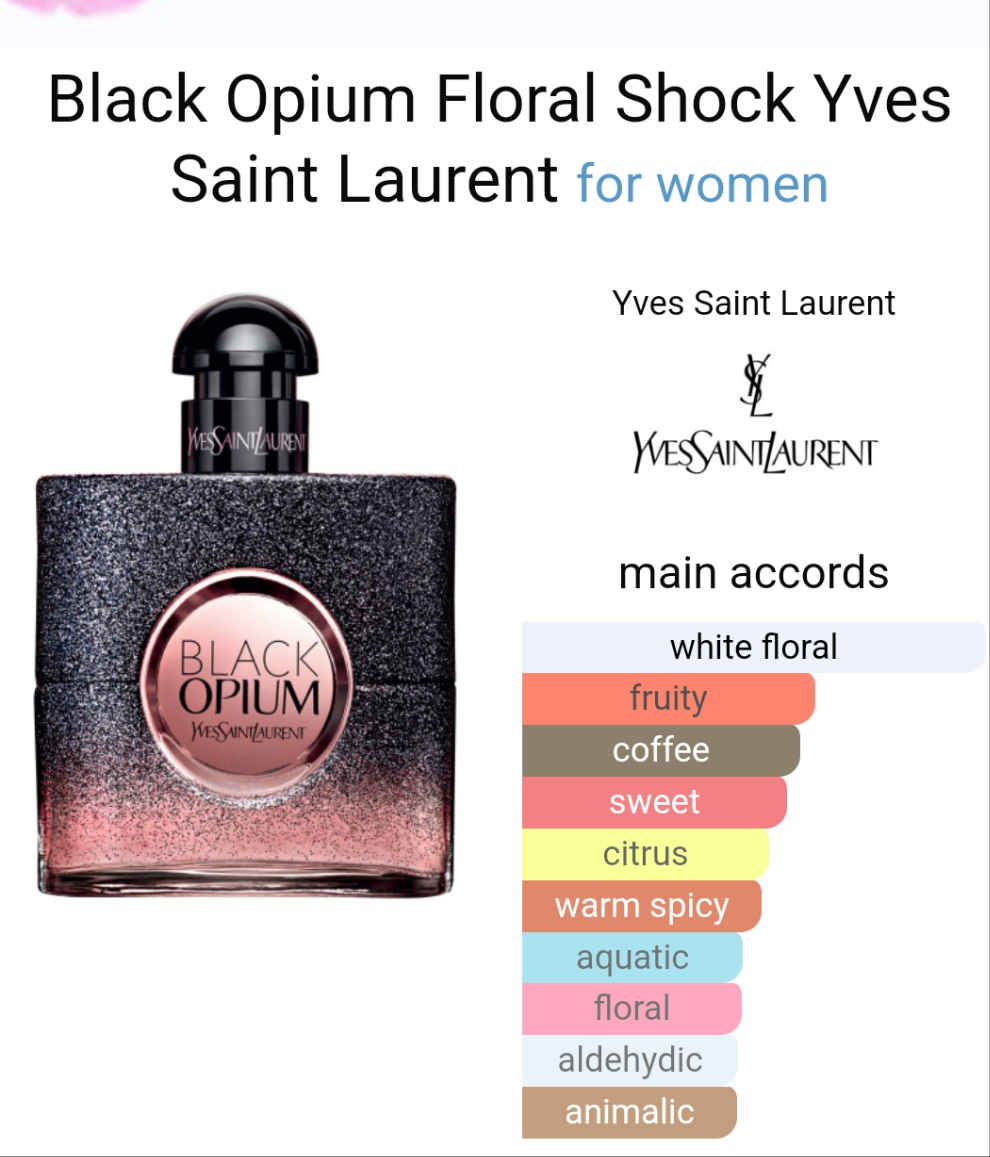 Black Opium Floral Shock by Yves Saint Laurent 90ml