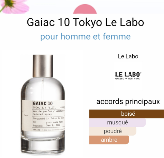 Gaiac 10 Tokyo by Le Labo 100ml