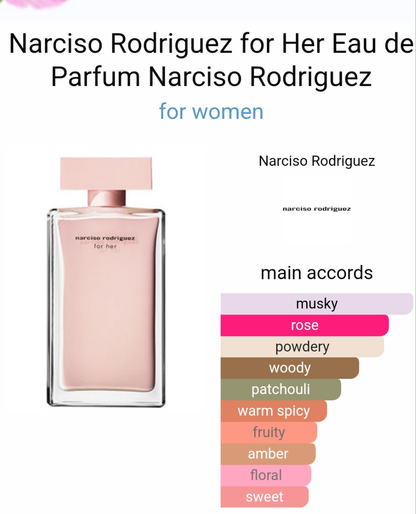 Narciso rodriguez for her eau de parfum 100ml