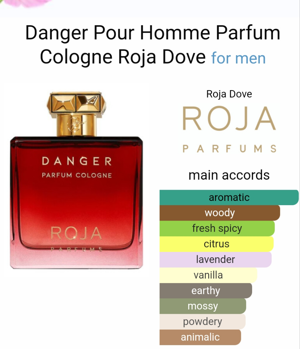 Danger Pour Homme Parfum Cologne by Roja Dove 100ml