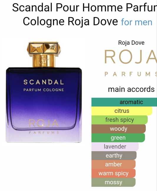 Scandal Pour Homme Parfum Cologne by Roja Dove 100ml