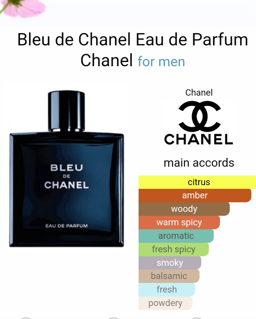 Bleu de chanel eau de parfum 100ML