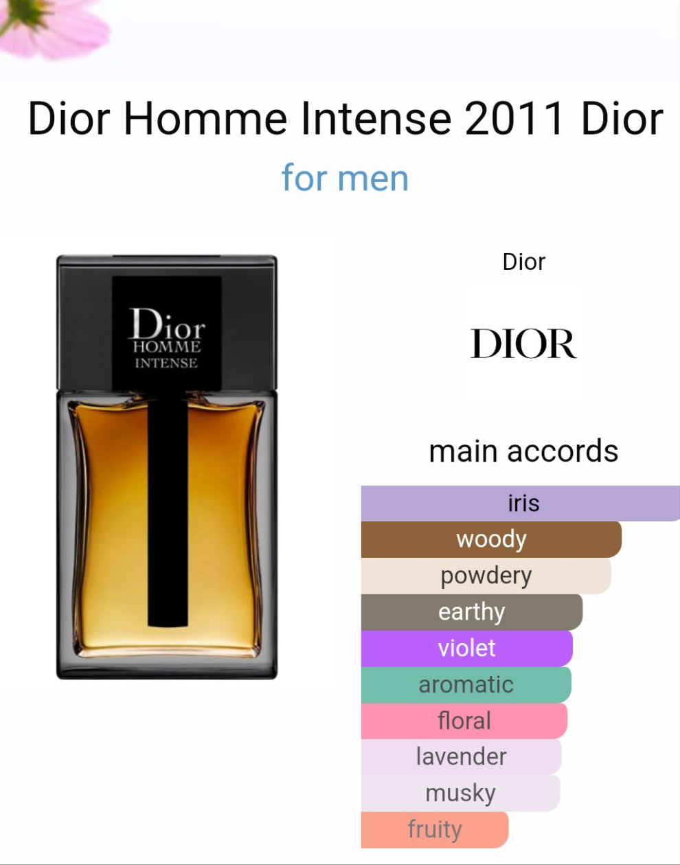 Dior homme intense 100ml