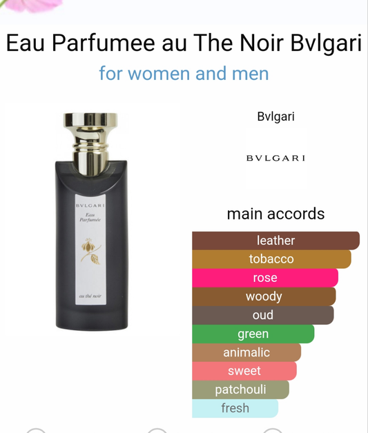 Eau Parfumee au The Noir by Bvlgari 100ml