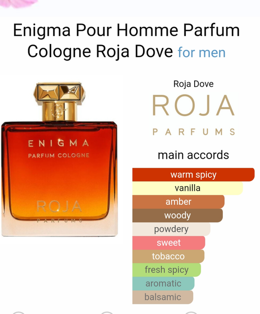 Enigma Pour Homme Parfum Cologne by Roja Dove 100ml