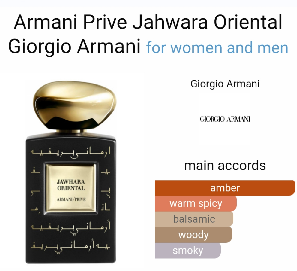 Armani Prive Jahwara Oriental by Giorgio Armani 100ml