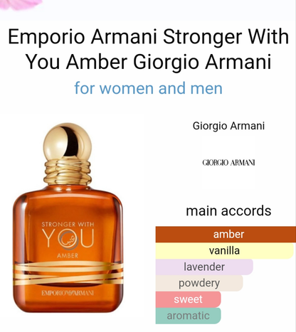 Emporio Armani Stronger With You Amber by Giorgio Armani 100ml