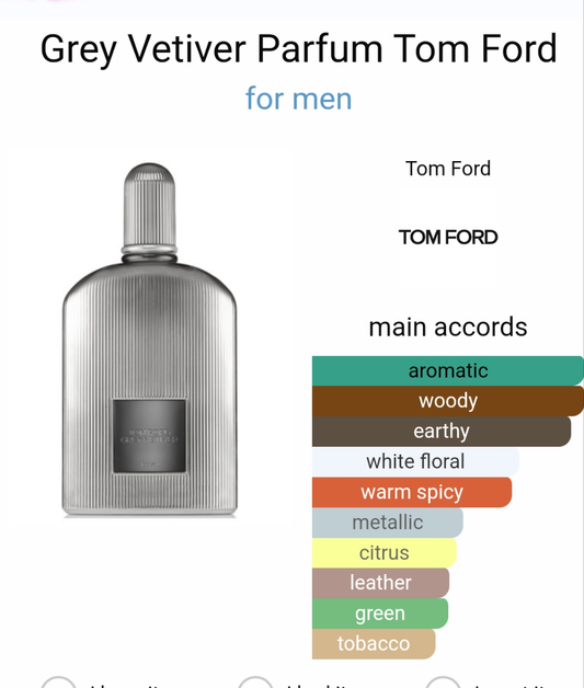 Grey Vetiver Parfum by Tom Ford 100ml